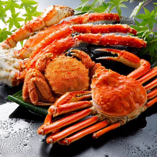 かに三昧 （ズワイガニ400g、毛がに350g、タラバガニ脚500g）