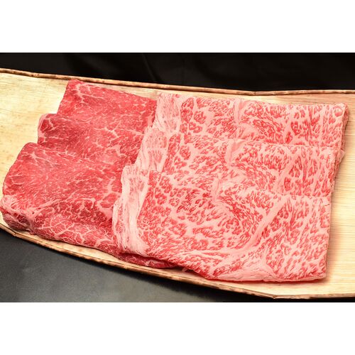 滋賀 「松喜屋」 近江牛すきやき・しゃぶしゃぶ用 ロース・モモ600g