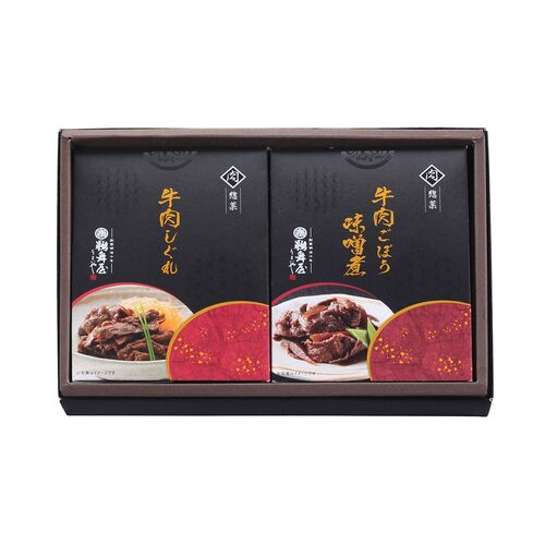 岐阜 創業明治10年 「鵜舞屋」 牛肉惣菜詰合せ 2種