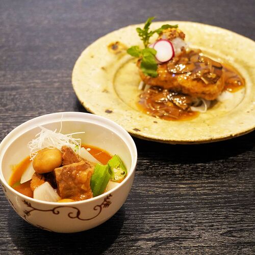 兵庫 「みのり」 黒毛和牛和風ビーフシチュー&煮込みハンバーグ 各2食