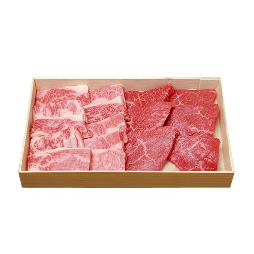 東京・人形町 「日山」 国産牛赤身、カルビ焼肉 各150g