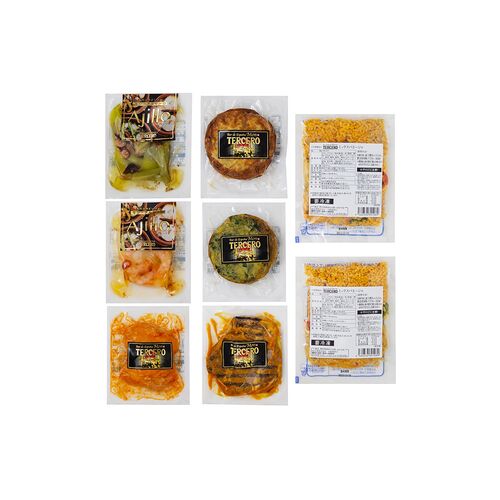 東京品川 「スペインバル モン・テルセーロ」 スペイン料理セット 7種