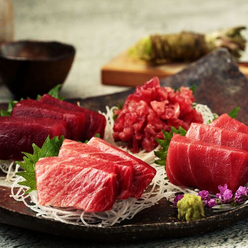 静岡焼津 天然本まぐろ三昧セット（大トロ、中トロ、赤身、たたき）