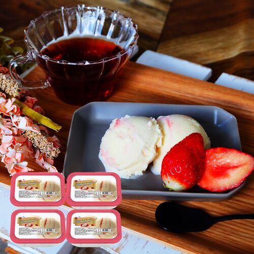 【倉入れ】北海道いちごマーブル 2000ml×4個 (CS納品)(ケース入数：4,ロット：1)