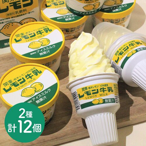 レモン牛乳カップ・ソフト各6個セット