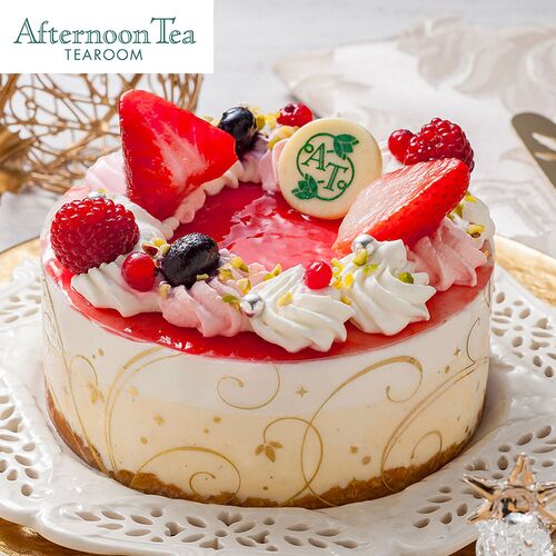 【クリスマス】アフタヌーンティー･ティールーム ベリーのアイスケーキ《お届け期間：12月19日～12月24日》