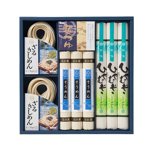 【上代厳守】めん詰合せ AHS-33 / 送料無料 きしめん そうめん 素麺 冷麦 名古屋 ギフト 乾麺