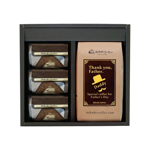 【父の日】コーヒー＆トリュフショコラケーキギフト（コーヒー150g×1、トリュフショコラケーキ×3）《お届け期間：6月14日～6月15日》