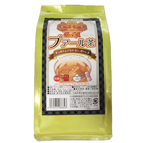 【倉入れ】 健茶館　ティアラ　プアール茶24P (ケース入数：20,ロット：10)