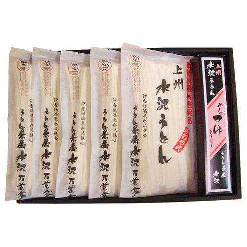 上州水沢うどん (半生麺270g×5)