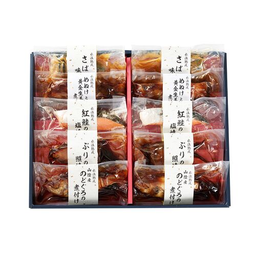 【父の日】鳥取 「山陰大松」 氷温熟成 煮魚・焼魚ギフトセット10切《お届け期間：6月14日～6月15日》