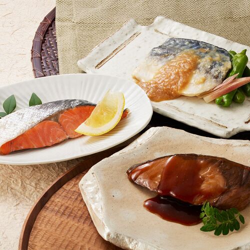 【父の日】鳥取 「山陰大松」 氷温熟成 煮魚・焼魚ギフトセット10切《お届け期間：6月14日～6月15日》
