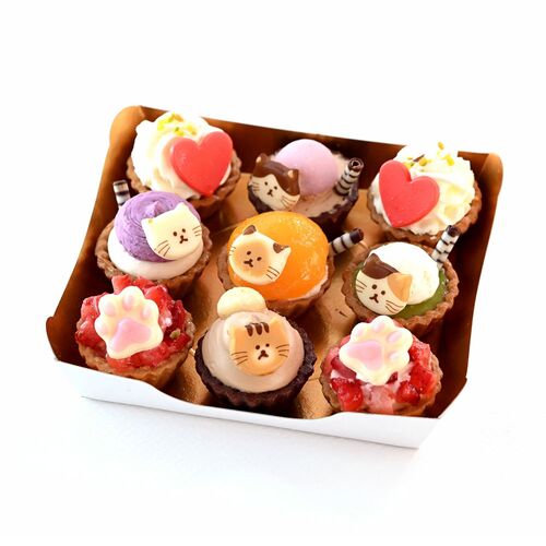 【冬バージョン】ねこみにタルトセット 9個入（期間限定：毎年10月1日～3月31日まで） / 送料無料 タルト ケーキ スイーツ ギフト プレゼント