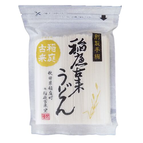 【倉入れ】 稲庭古来うどん お徳用チャック付き袋入り540g