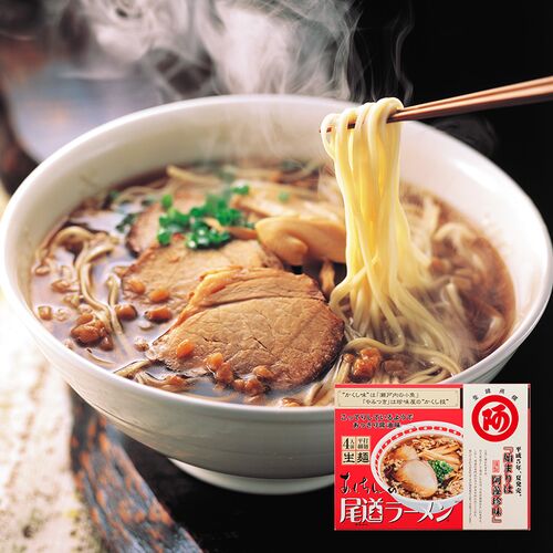 【倉入れ】広島 「阿藻珍味」 尾道ラーメン4食(箱入)（ケース入数：12, ロット：2）
