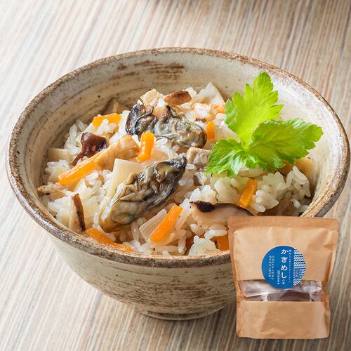 【倉入れ】広島 「阿藻珍味」 牡蠣めしの素 2合炊き（ケース入数：12, ロット：3）