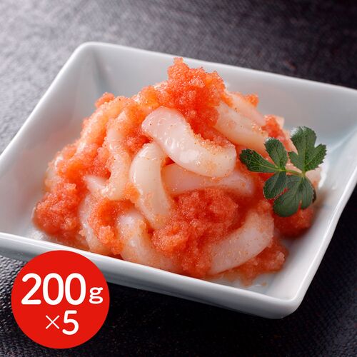 いか明太 200g×5 / イカ 明太子 博多 送料無料