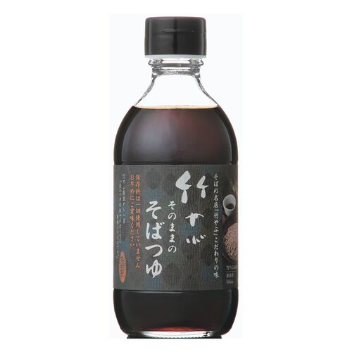 【倉入れ】広島 「寺岡有機醸造」 竹やぶ そのままのそばつゆ（ケース入数：10, ロット：3）