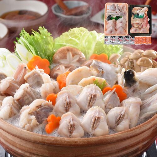 「関とら本店」 ふくとあんこうのちり鍋詰合せ （ふぐちり360g、あんこう250g） / ふく ふぐ フグ てっちり 送料無料