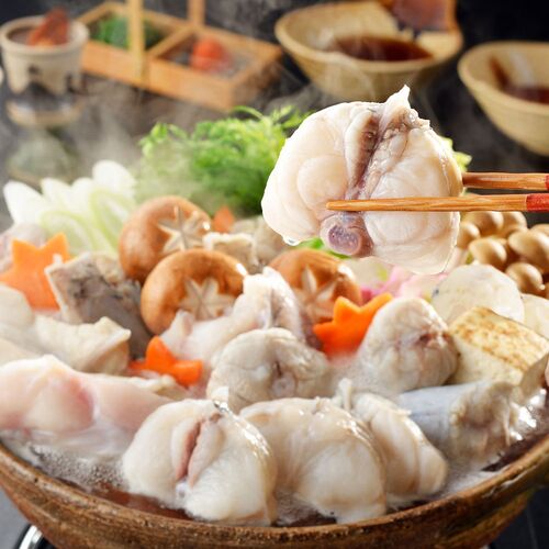 「関とら本店」 とらふくちり鍋セット （とらふぐちり400g、ふぐつみれ100g、ふぐ白子豆腐130g） / ふく ふぐ フグ てっちり 送料無料