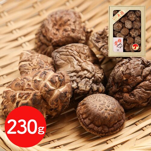 東京・日本橋 「にんべん」 椎茸 230g / 国産 しいたけ どんこ 送料無料