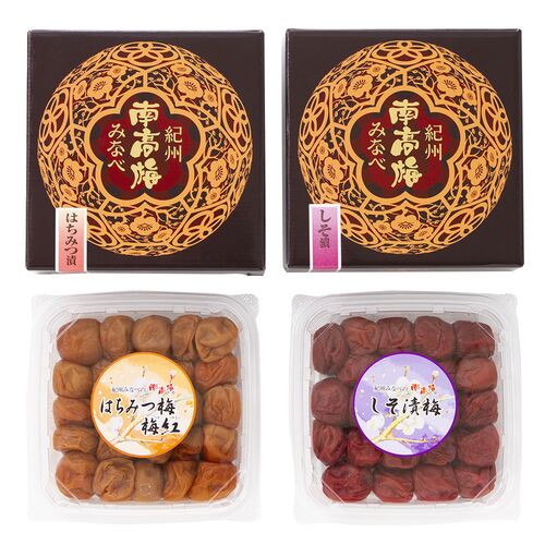 紀州みなべの南高梅 2種セット 各400g×2 / 梅干し うめぼし 送料無料