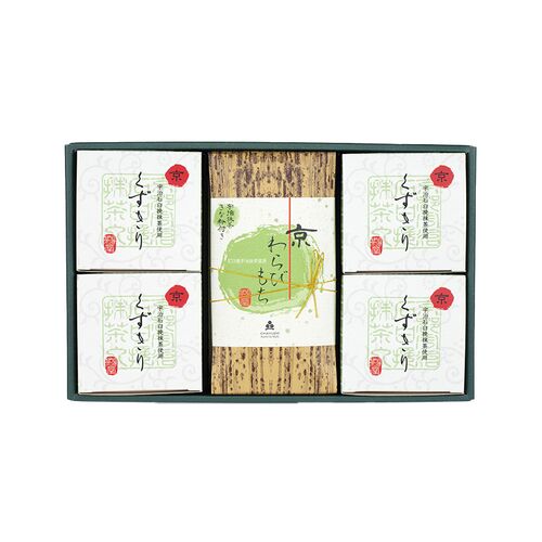 茶彩菓「憩い」 （わらびもち、くずきり） / 抹茶 和菓子 詰め合わせ 送料無料