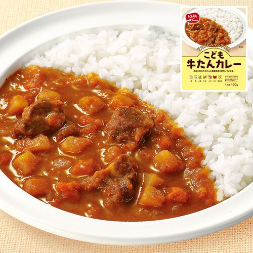 【倉入れ】宮城 「利久」 こども牛たんカレー（ケース入数：40, ロット：1）