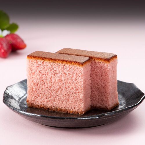 【倉入れ】長崎 「須崎屋」 和三盆糖入り 苺カステラ（ケース入数：40, ロット：1）