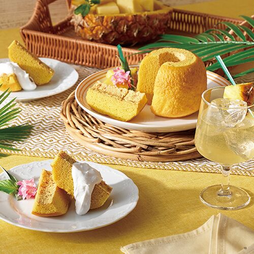 【倉入れ】島の恵み パイナップルバウムクーヘン（ケース入数：16, ロット：2）
