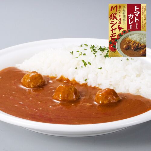 【倉入れ】福島 川俣シャモ トマトカレー（ケース入数：50 , ロット：1）
