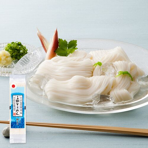 【倉入れ】奈良 「池利」 手延べ三輪素麺 50g×6（ケース入数：20 , ロット：2）