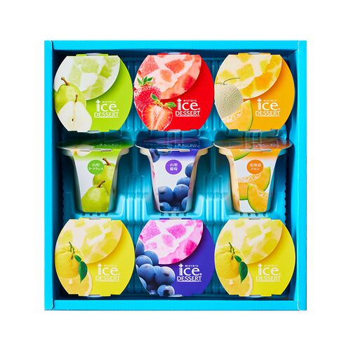 【倉入れ】「ひととえ」 凍らせて食べるアイスデザート～国産フルーツ入り～9号（ケース入数：6 , ロット：5）