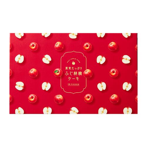 【倉入れ】「ひととえ」 果実たっぷり ふじ林檎ケーキ 12号（ケース入数：6 , ロット：5）