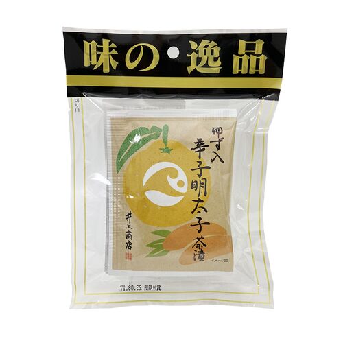 【倉入れ】山口 「井上商店」 ゆず入り辛子明太子茶漬（ケース入数：15 , ロット：4）