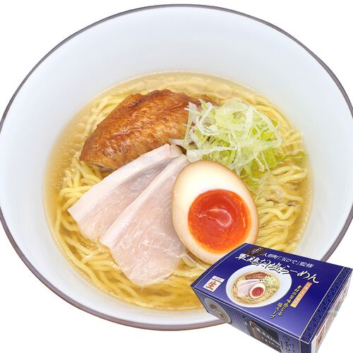 【倉入れ】東京 人形町 「玉ひで」監修 軍鶏だし塩らーめん4食（ケース入数：20 , ロット：1）