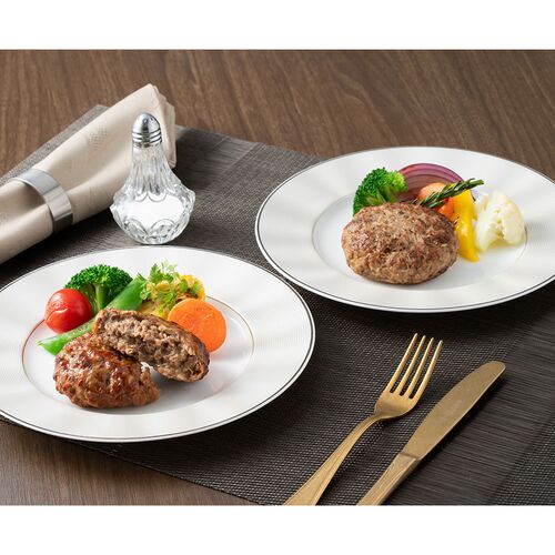 【お中元】兵庫 「肉バル神戸バルティロ」 神戸牛入りハンバーグとサーロイン入りハンバーグ《お届け期間：6月17日～8月9日》