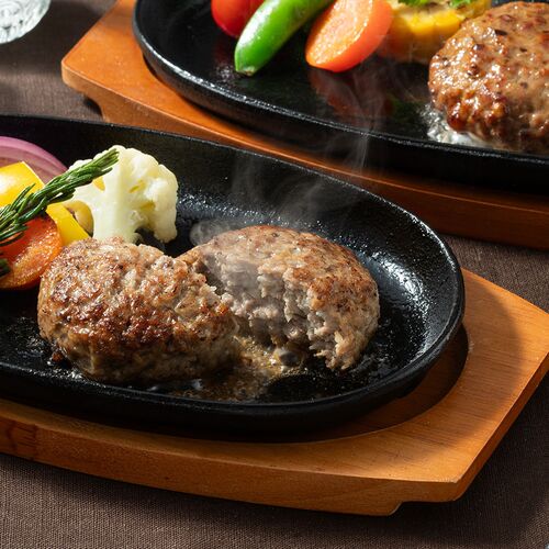 【お中元】兵庫 「肉バル神戸バルティロ」 神戸牛入りハンバーグとサーロイン入りハンバーグ《お届け期間：6月17日～8月9日》