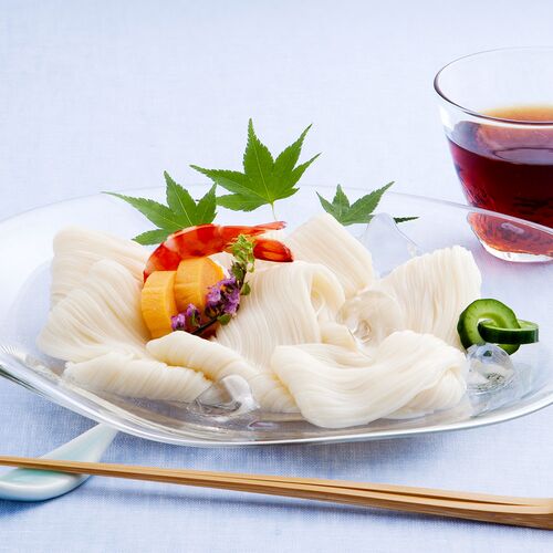 【お中元】奈良 「池利」 三輪素麺 つゆ詰合せ 50g×18《お届け期間：6月17日～8月9日》