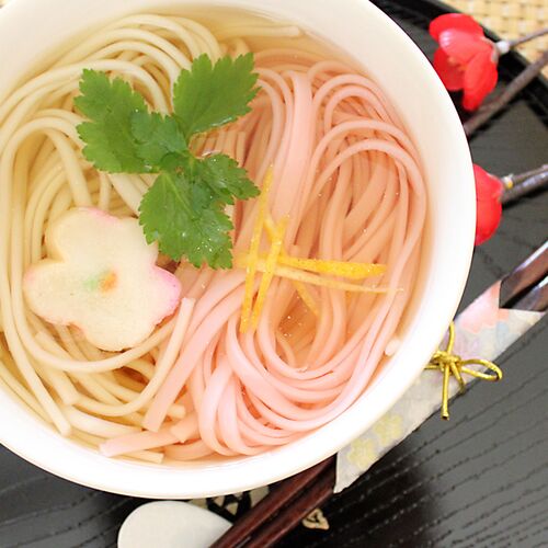 【倉入れ】優雅 ～紅白うどんの詰合せ～（ケース入数：10 , ロット：3）