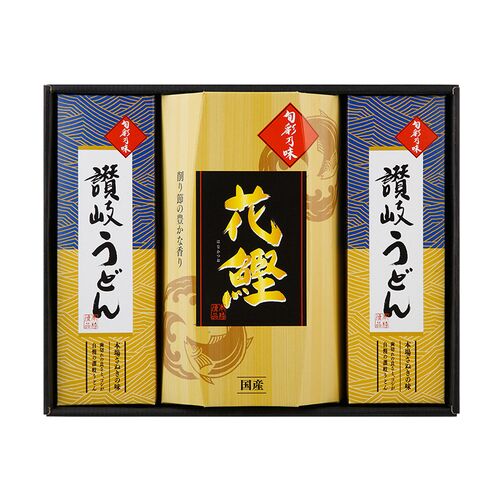 【倉入れ】和匠選 味わいギフト（讃岐うどん（50g×3束）×2、かつお節12g）（ケース入数：12 , ロット：3）