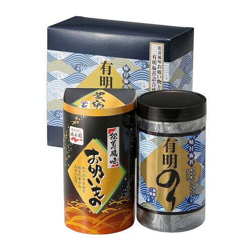 【倉入れ】永谷園松茸風味お吸物・有明のり詰合せ（のり×1、お吸物2.3g×4）（ケース入数：24 , ロット：3）