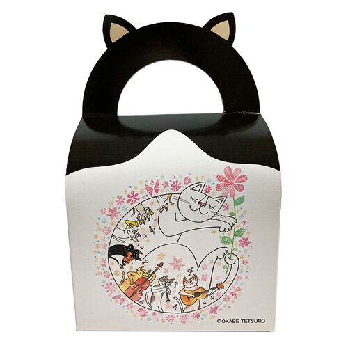 【倉入れ】「中山製菓」 猫いちごタルト3個（ケース入数：12 , ロット：5）