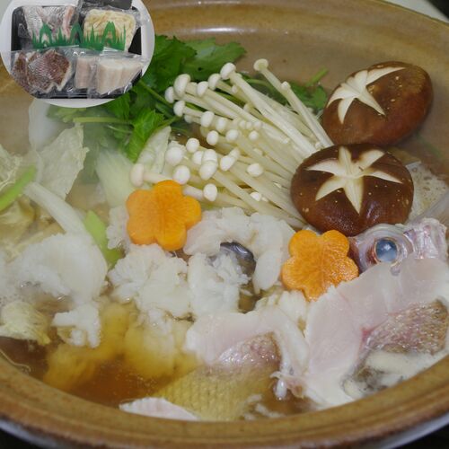 徳島 「吟月」 はもと鯛の鍋
