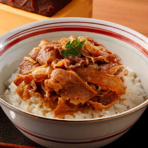 東京・恵比寿 「なすび亭 吉岡英尋監修」 こっくり旨みの牛丼のもと6食 / 牛丼 送料無料