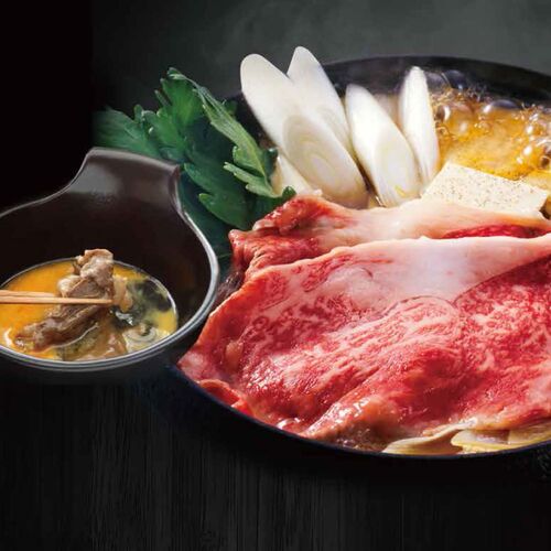 大阪 「萬野屋」 萬野和牛すきしゃぶ用赤身450g