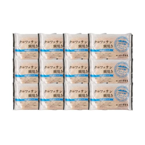 岡山 クロワッサン鯛焼き 蒜山ミルク12個セット