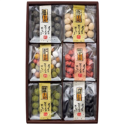 豆徳 豆菓子詰合せ MK-6 4200-012 （6種） / 和菓子 詰め合わせ セット 送料無料