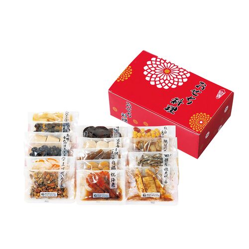 【12月30日お届け】和風おせちセット吉備 15品【15品、2～3人前】（キャンセル・変更不可・着日指定不可。時間指定はご指示があれば伝票への記載はしますが、保証は致しかねます）