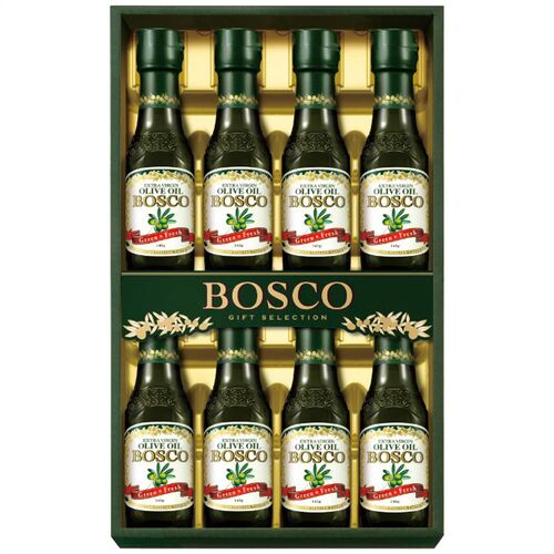 ボスコ オリーブオイルギフト BG-50 4236-029 (140g×8瓶) / オリーブオイル オリーブ油 詰め合わせ セット 送料無料